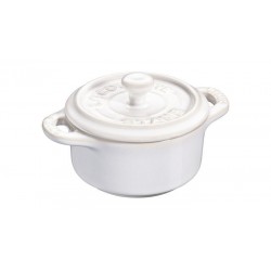 Mini Cocotte 10 cm White Ivory in Ceramic