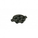 Cast Iron Snails Pan 14 cm Black