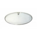 Glass Lid with Knob 30 cm Transparent