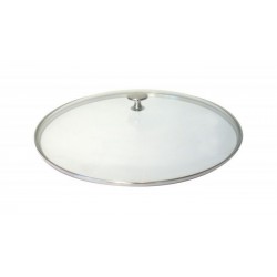 Glass Lid with Knob 37 cm Transparent