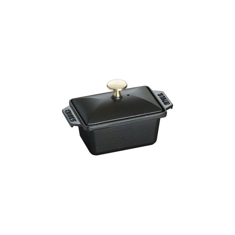 Terrine 15 x 11 cm Black in Cast Iron