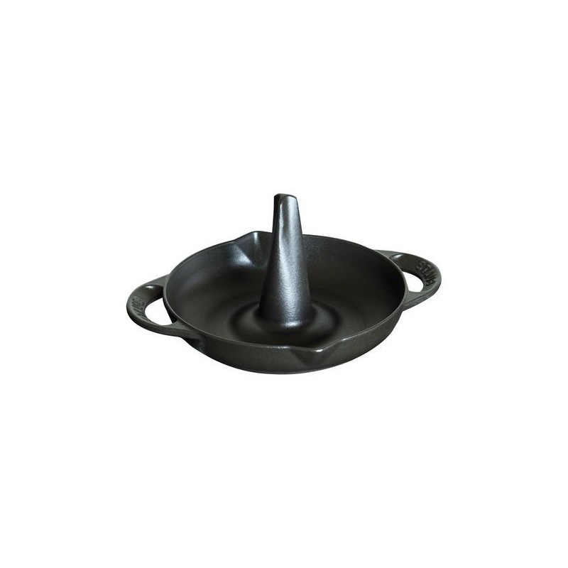 Vertical Spit 24 cm Black in Cast Iron