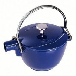 Dark Blue Cast Iron Teapot 16.5 cm