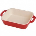 Rectangular Gratin Dish 19 x 12 cm Red in Ceramic