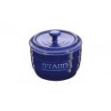 Dark Blue Ceramic Salt Shaker 10 cm