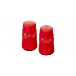 Salt and Pepper Set 7 cm Red in Ceramic