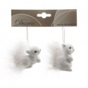 Squirrels to hang. Set of 2