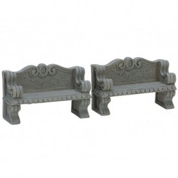 Stone Bench Set of 2 Ref. 74612