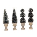 Cone-Shaped & Sculpted Topiaries Set of 4 Ref. 34965