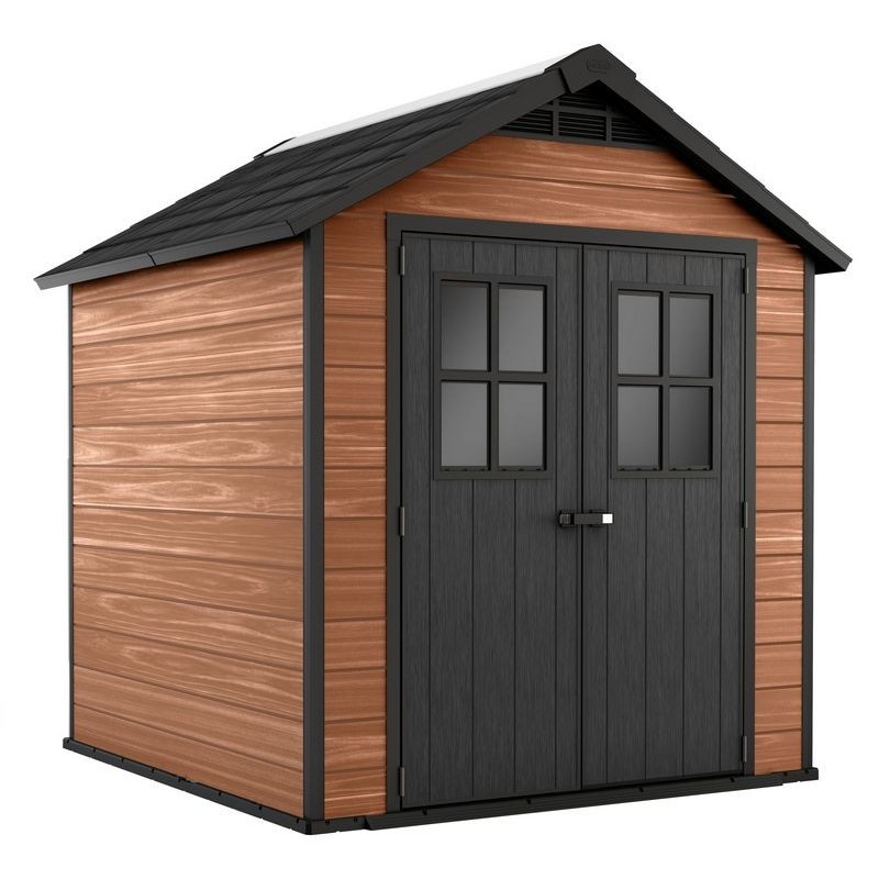 Keter Resin Garden Shed NEWTON WOODSHIELD 757