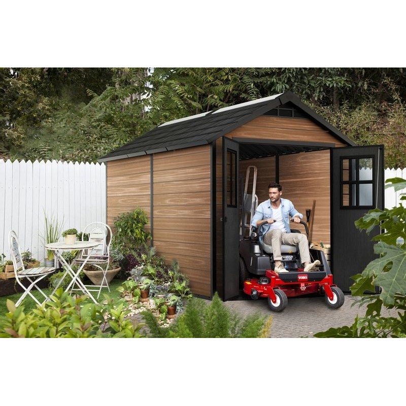 Keter Resin Garden Shed NEWTON WOODSHIELD 7511