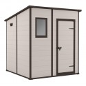 Keter Resin Garden Shed MANOR Pent 6x6 Beige