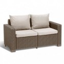 Keter Sofa 2 Seats CALIFORNIA Cappuccino