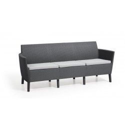 Keter 3 Seater Sofa SALEMO Graphite