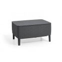 Keter Set Table + SALEMO Armchair Graphite