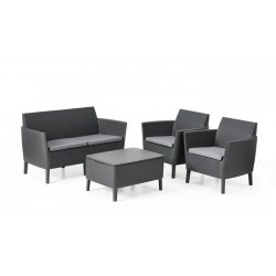 Keter Lounge Set 2 Seater SALEMO Graphite