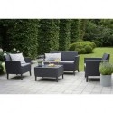 Keter Lounge Set 2 Seater SALEMO Graphite