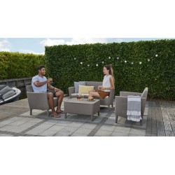 Keter Set Lounge 2 seats SALEMO Cappuccino