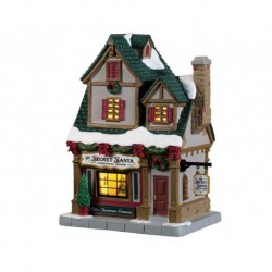 The Secret Santa Christmas Shoppe, B/O Led Ref. 95512