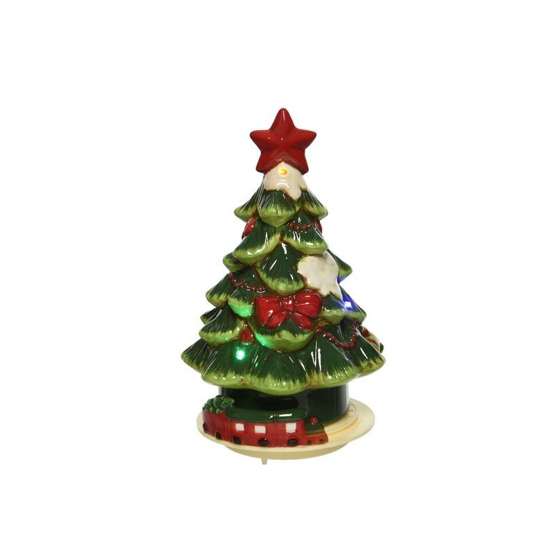 Christmas tree with lights dim 15x15x25 cm-6L