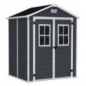 Keter Resin Garden Shed MANOR 6x5 Dark Grey