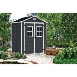 Keter Resin Garden Shed MANOR 6x5 Dark Grey