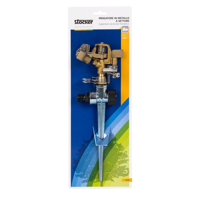 Stocker Metal sector sprinkler