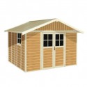 Garden Shed in Resin DECO 7 WOOD Grosfillex