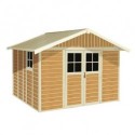 Garden Shed in Resin DECO 11 WOOD Grosfillex