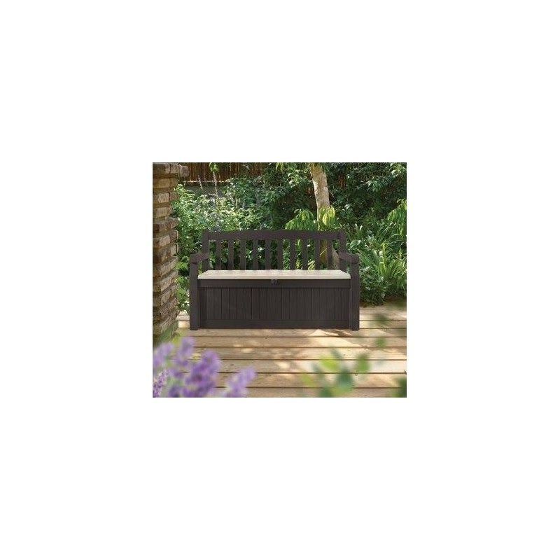 Keter Garden Bench Brown Resin