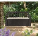 Keter Garden Bench Brown Resin