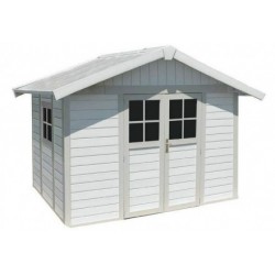 Garden Shed in Resin DECO 7 WHITE Grosfillex