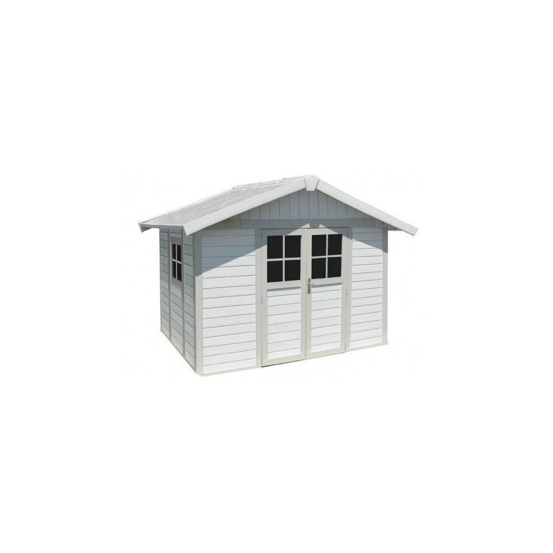 Garden Shed in Resin DECO 7 WHITE Grosfillex