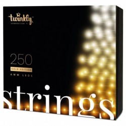 Twinkly STRINGS Christmas Lights Smart 250 Led AWW II Generation