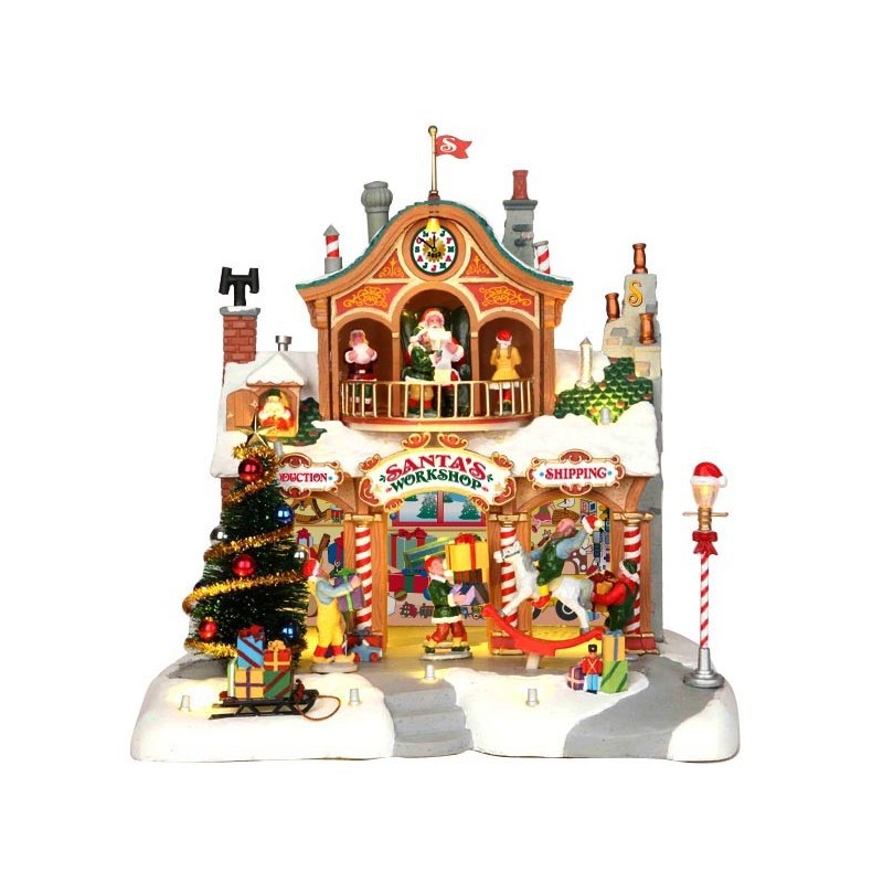 Santa's Workshop con Alimentatore 4.5V Cod. 35558 PRODOTTO CON DIFETTI