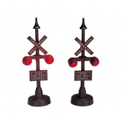 Railway Stop Light Set of 2 Cod. 34954 PRODOTTO CON DIFETTI