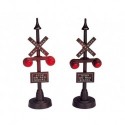 Railway Stop Light Set of 2 Cod. 34954 PRODOTTO CON DIFETTI