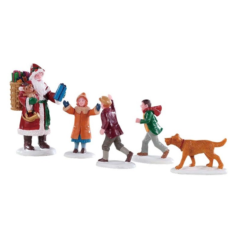 Papa Christmas!, Set Of 5 Cod. 92745 PRODOTTO CON DIFETTI