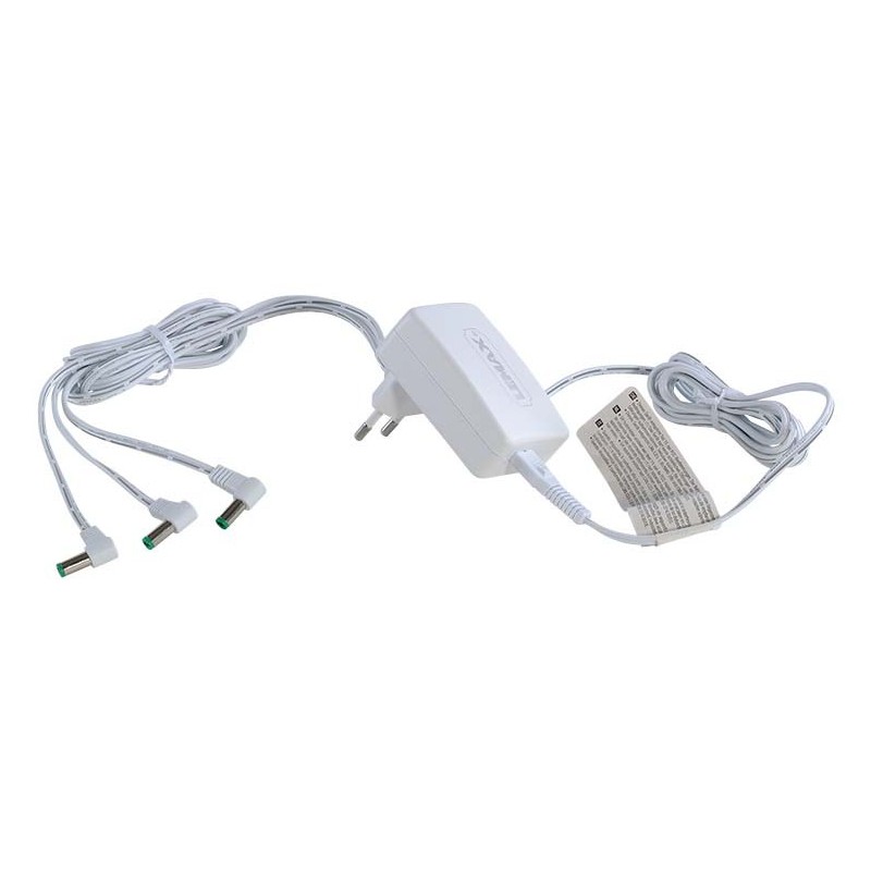 Alimentatore 4.5V 3 Uscite Bianco Cavo Fisso Gs Cod. 94564 PRODOTTO CON DIFETTI