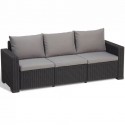 Keter 3 Seater Sofa CALIFORNIA Graphite