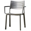 Keter Chair METALINE Dark Metal Effect