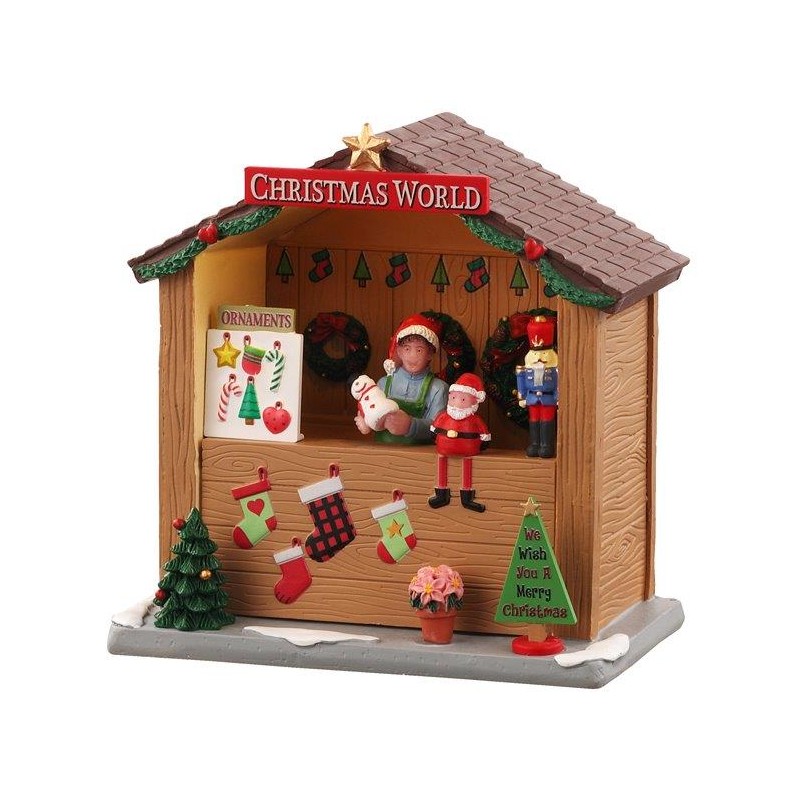 Christmas World Booth con Scatola Cod. 04734