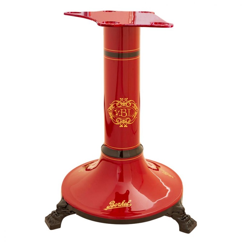 Berkel Pedestal for B2 Red color Berkel - Gold decorations