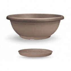 Naxos Bowl with Interlocking Saucer