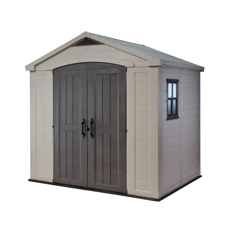 Keter Garden Shed in Resin FACTOR 8x6 PRODUCT WITH DEFECTS