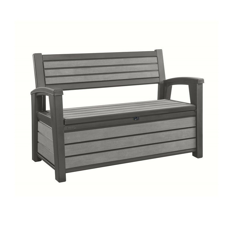 Keter Cassapanca in Resina HUDSON BENCH Grafite PRODOTTO CON DIFETTI