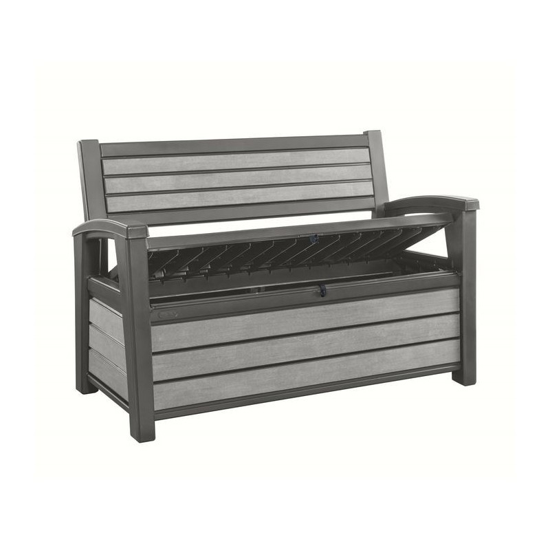 Keter Cassapanca in Resina HUDSON BENCH Grafite PRODOTTO CON DIFETTI