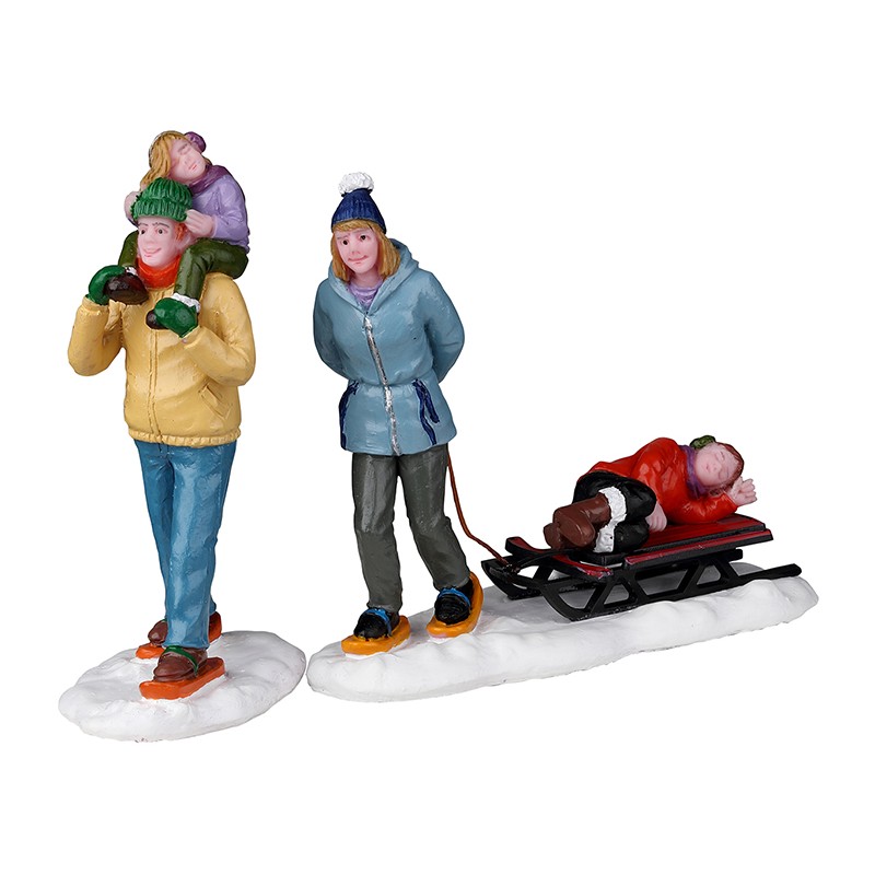 Long Day Snowshoeing Set Of 2 Cod. 22148