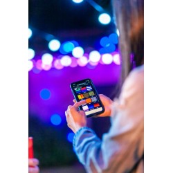 Twinkly FESTOON Luci per Festa 20 m 40 Sfere RGB BT + WiFi