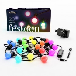 Twinkly FESTOON Party Lights 10 m 20 RGB Balls BT + WiFi